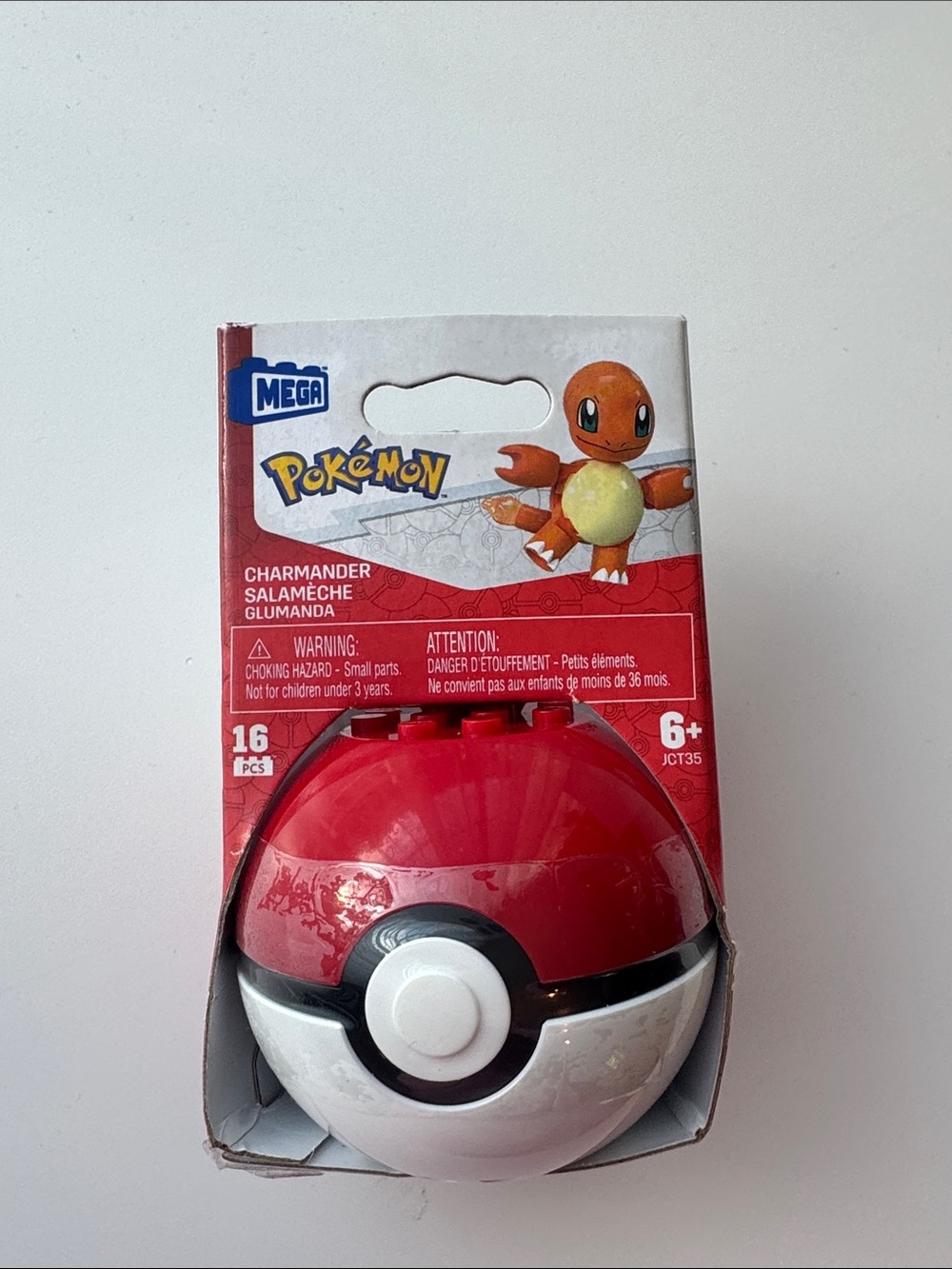 Pokemon Charmander Poké Ball Toy - Red, White & Black